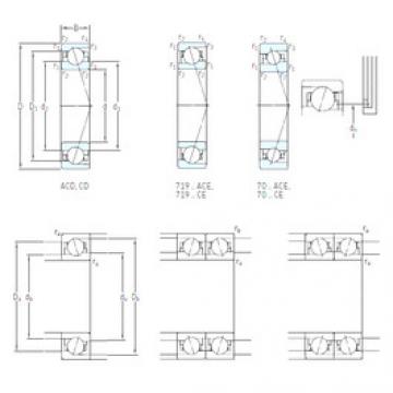 підшипник 71808 CD/P4 SKF