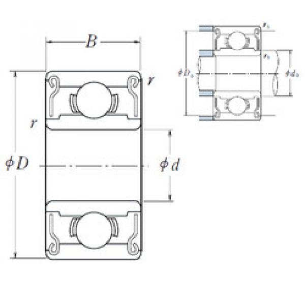 підшипник 635 ZZ1 NSK #1 image