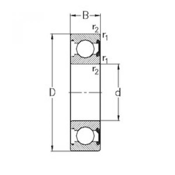 підшипник 61902-2RSR NKE #1 image