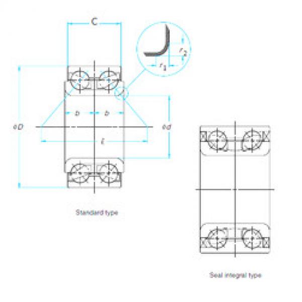 підшипник ZA-45BWD10ACA86** NSK #1 image