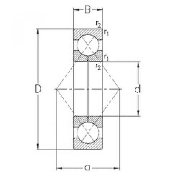 підшипник QJ211-MPA NKE #1 image