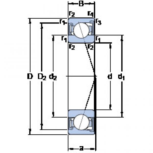 підшипник S7008 ACD/P4A SKF #1 image