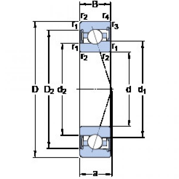 підшипник S7012 CE/P4A SKF #1 image