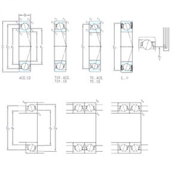 підшипник S7009 ACD/P4A SKF #1 image