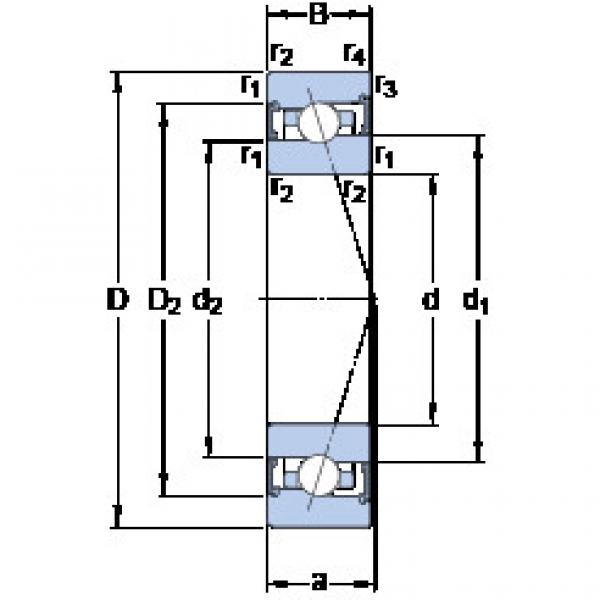 підшипник S7007 ACB/HCP4A SKF #1 image