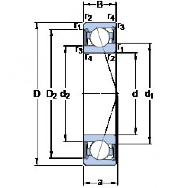 підшипник S71911 ACE/HCP4A SKF #1 image