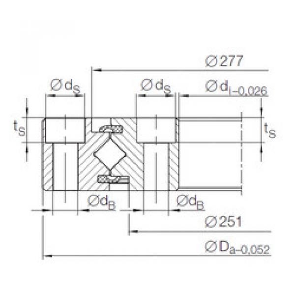 підшипник XU 08 0264 INA #1 image