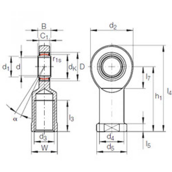 підшипник GIR 6 UK INA #1 image