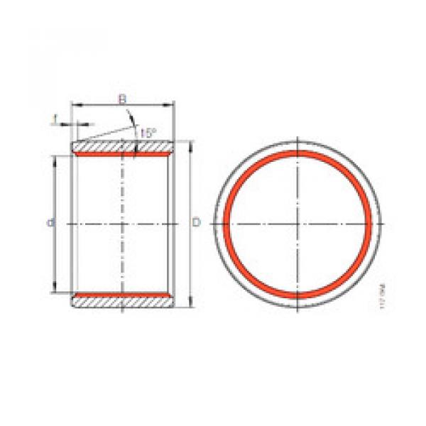 підшипник ZGB 60X70X60 INA #1 image